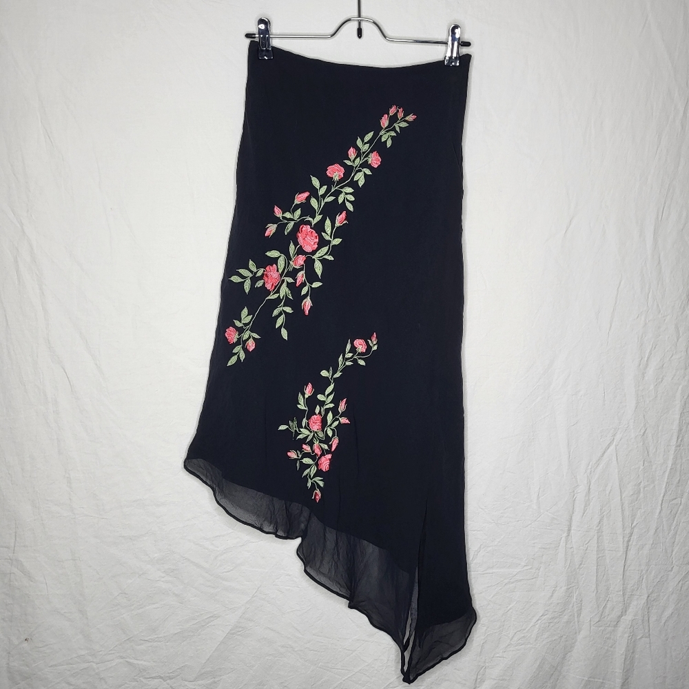 Anne Carson Silk Skirt